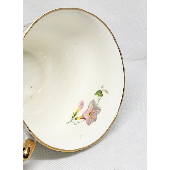 Regency Genuine Bone China Gold Trim Teacup: Rare Collectible Floral Design - Picture 14 of 14